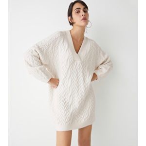 & Other Stories Cable Knit Mini Dress M nwt